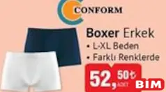 CONFORM BOXER ERKEK CONFORM BOXER ERKEK